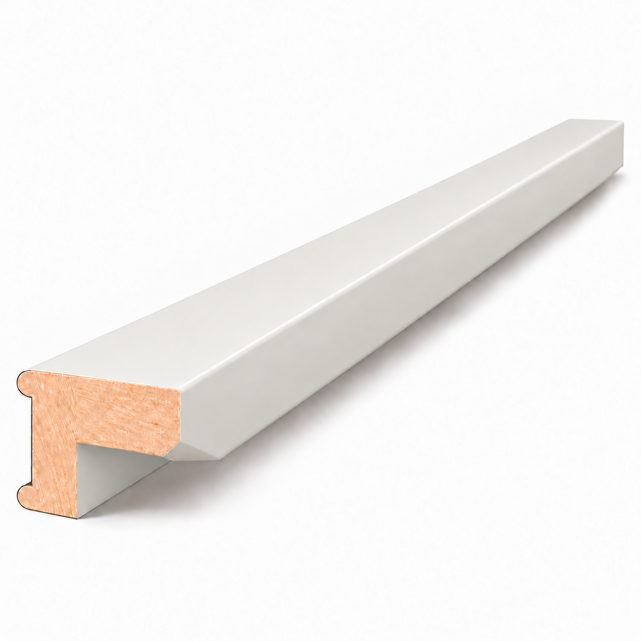 Slim Shaker Traditional Light Rail Molding – 96 Inches