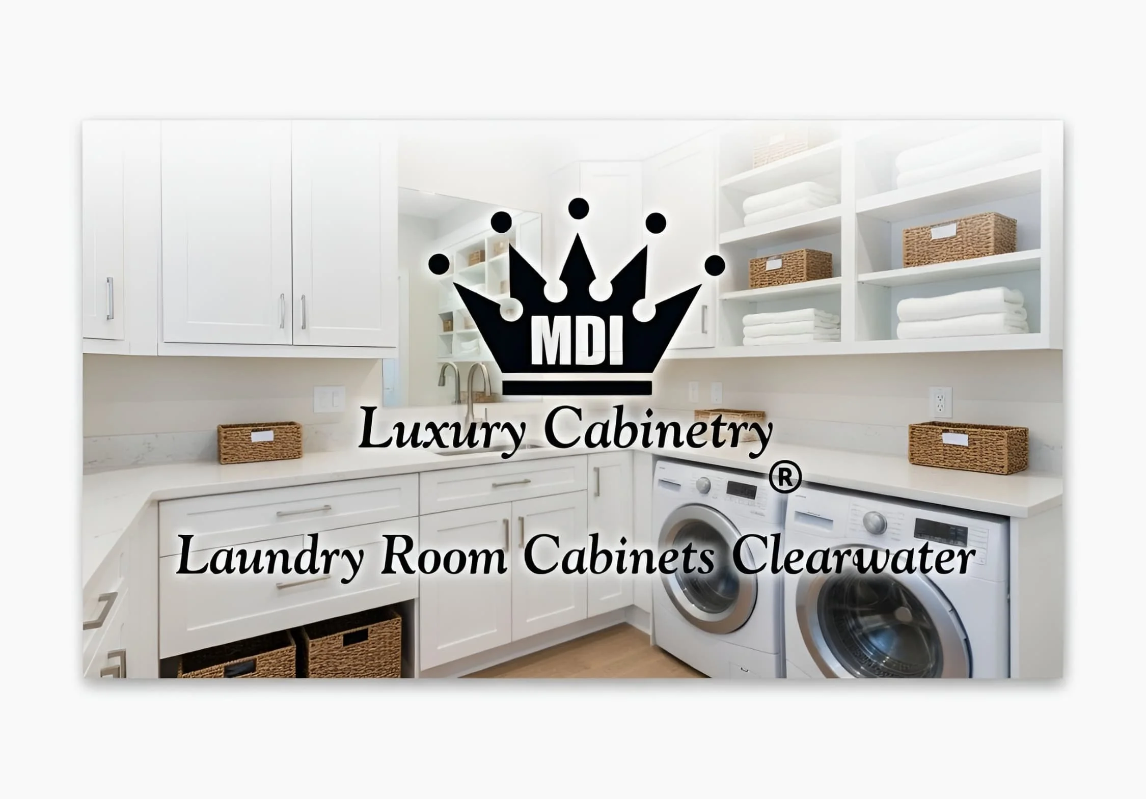 MDI Luxury Cabinetry - Laundry Room Cabinets Clearwater