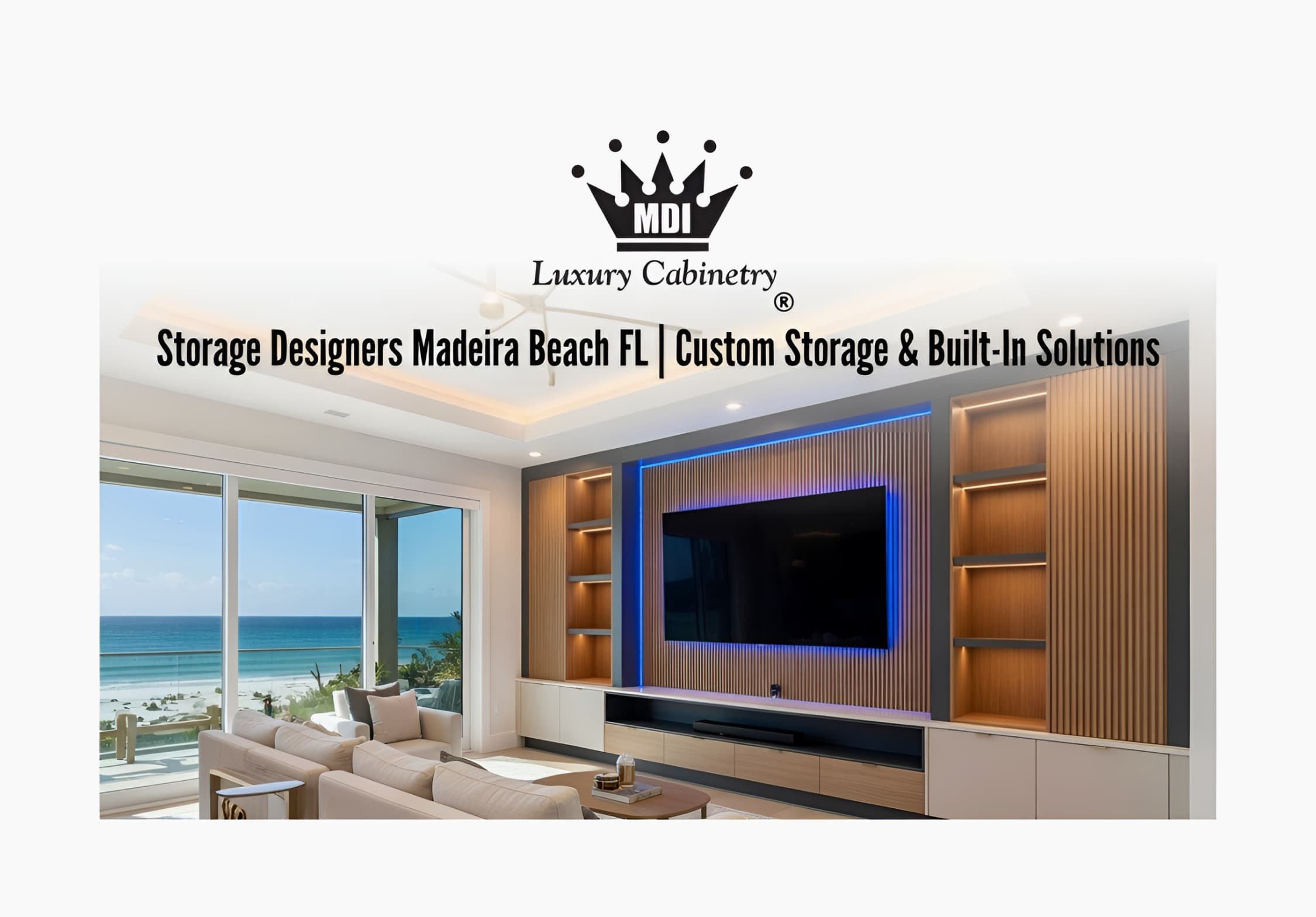 MDI Luxury Cabinetry - Storage Designers Madeira Beach FL | Custom Storage & Built-In Solutions