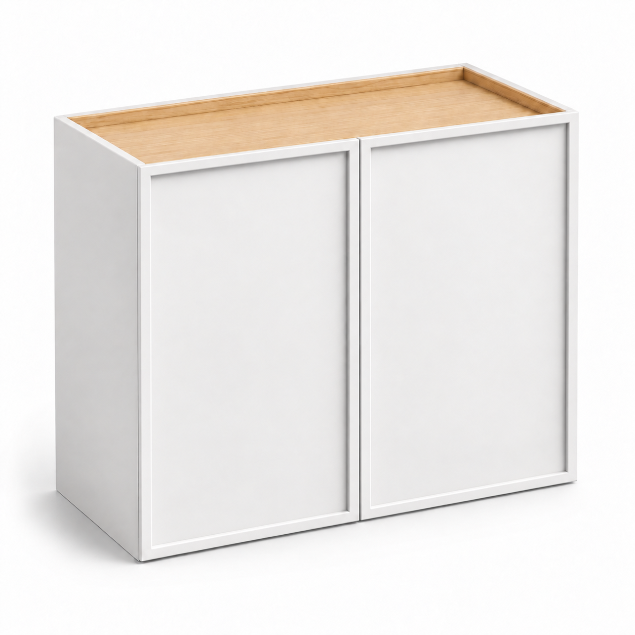 Slim Shaker 30-Inch-Tall Double-Door Wall Cabinet