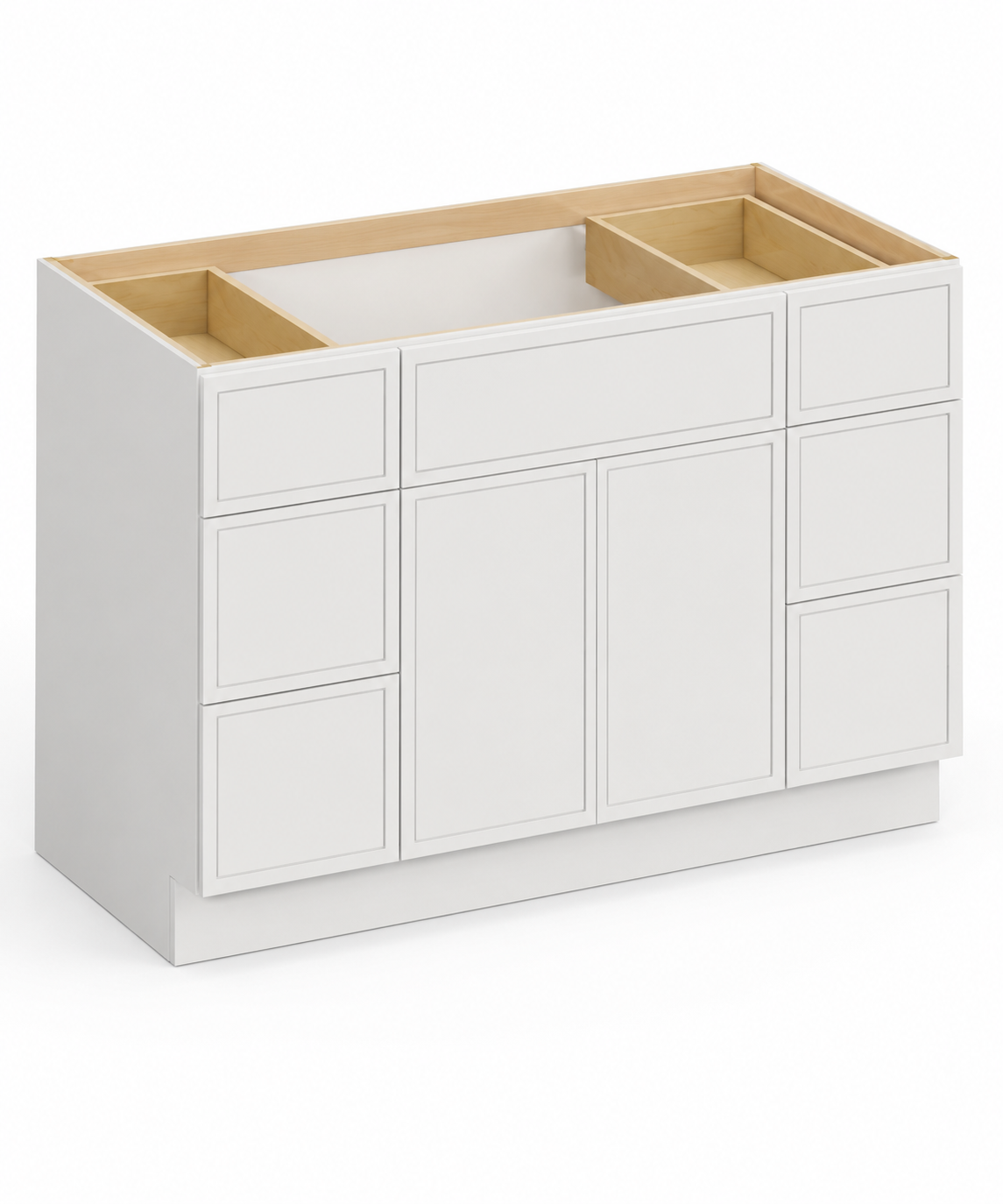 Vanity Single Sink Combo With 6 Drawers