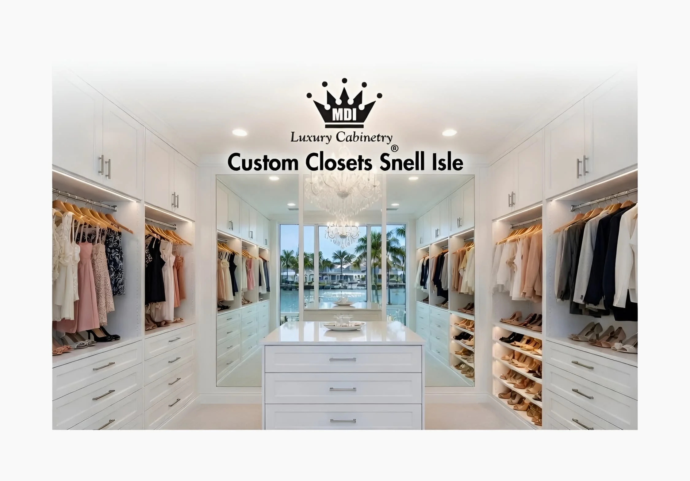 MDI Luxury Cabinetry - Custom Closets Snell Isle