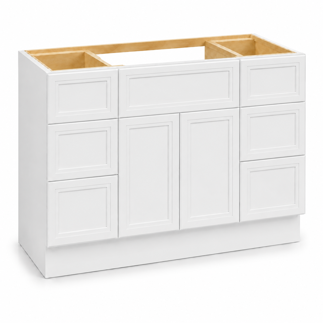 Vanity Single Sink Combo With Drawers On Both Side