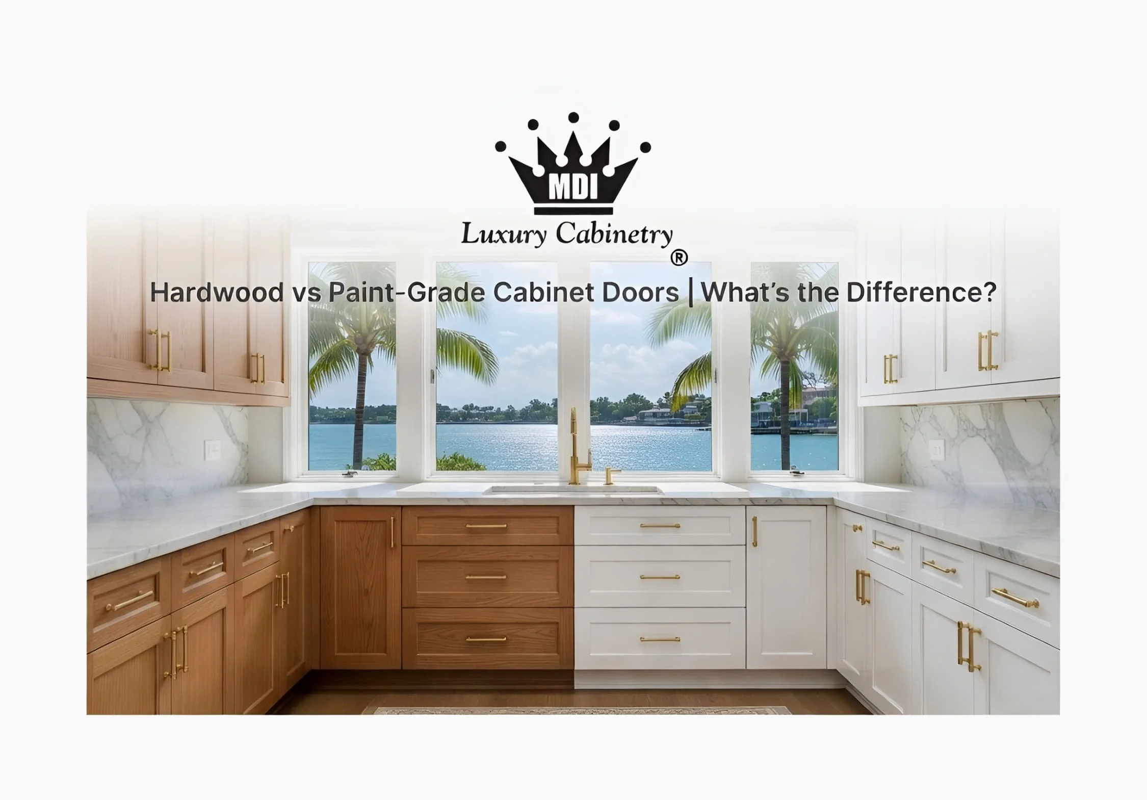 MDI Luxury Cabinetry - Hardwood vs Paint-Grade Cabinet Doors | What’s the Difference?