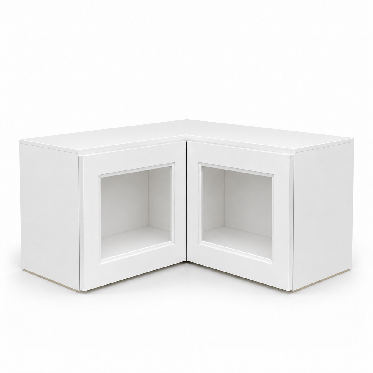 Escada 12" Tall Easy Reach Glass-Door Wall Cabinet