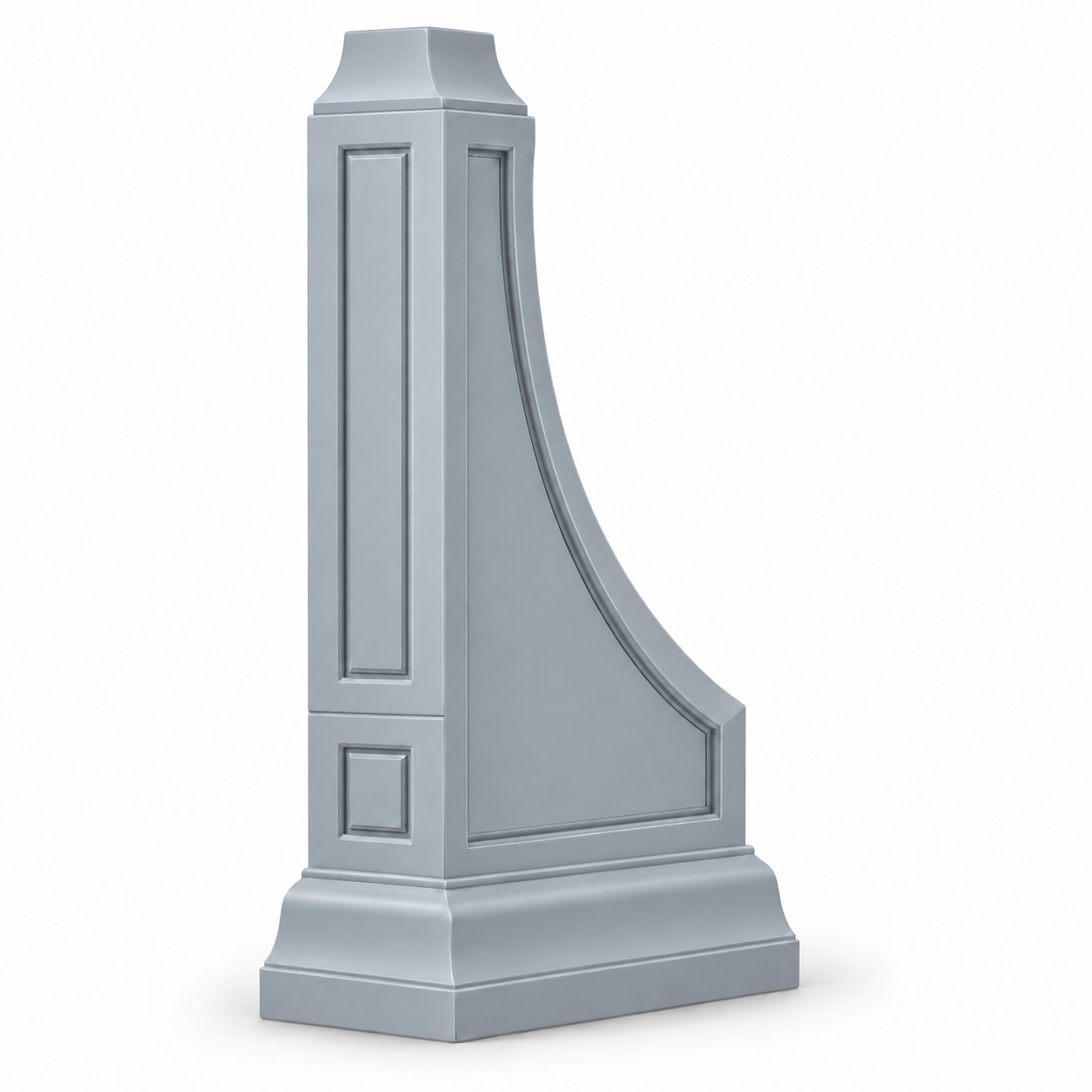 Signature Shaker Decorative Modern Corbel in Gray — representative configuration