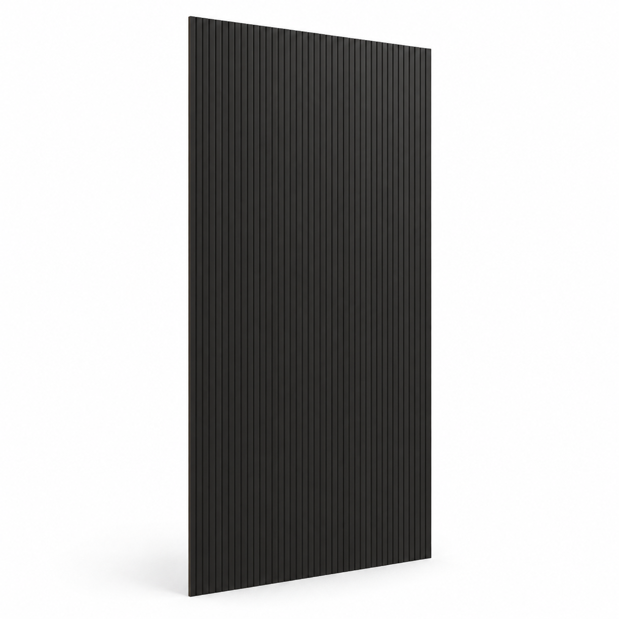Slim Shaker Charcoal Black Beaded Finish Panel – 48 × 96 Inches