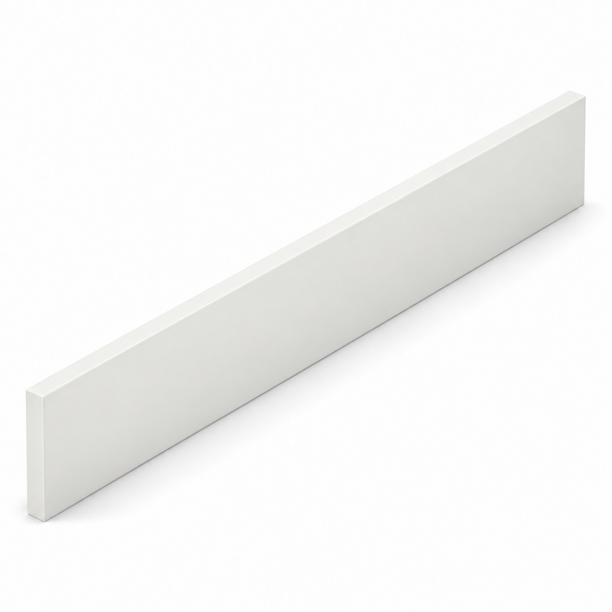 MDI Inset 6 Inch Wide Cabinet Filler in Origami White; complete actual item