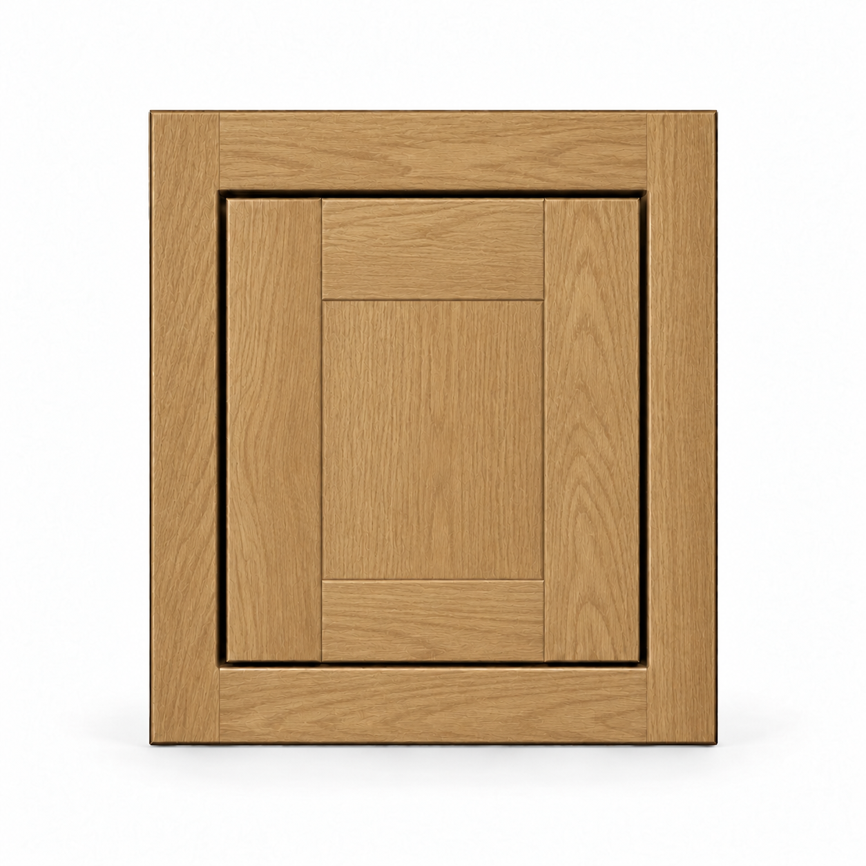 MDI Inset 13.5 by 15 Inch Decorative Door Panel in Hazelnut Oak