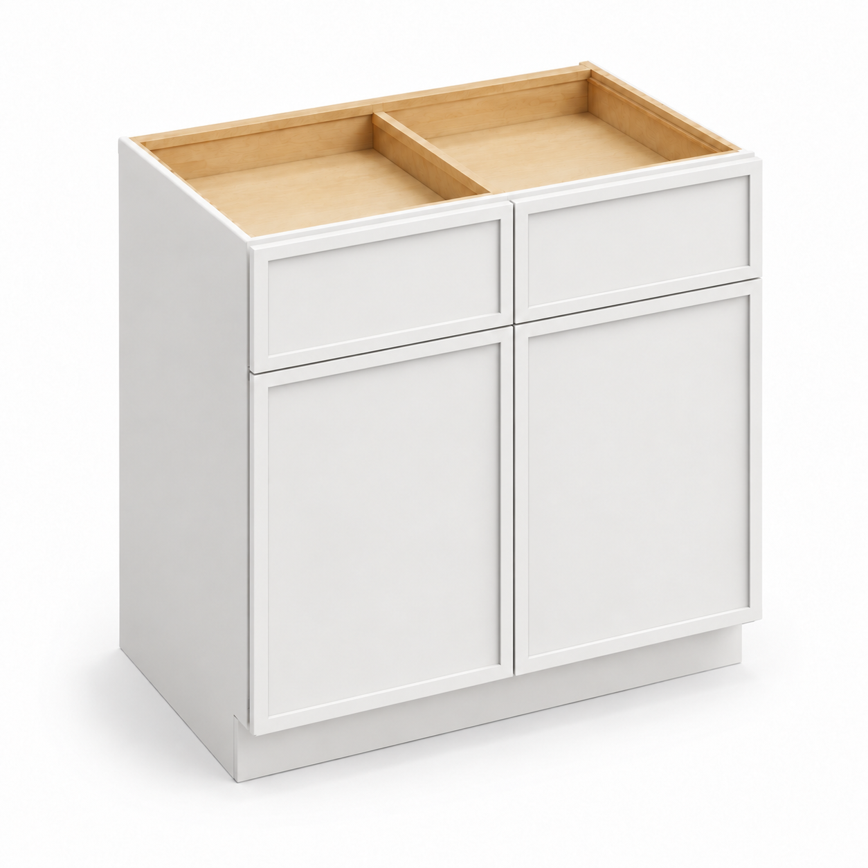 Slim Shaker Base Cabinet – Two Doors and Two Drawers