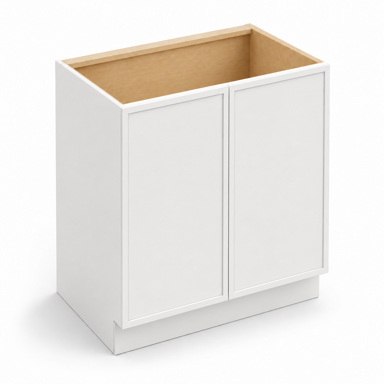 Slim Shaker Full-Height Double-Door Base Cabinet