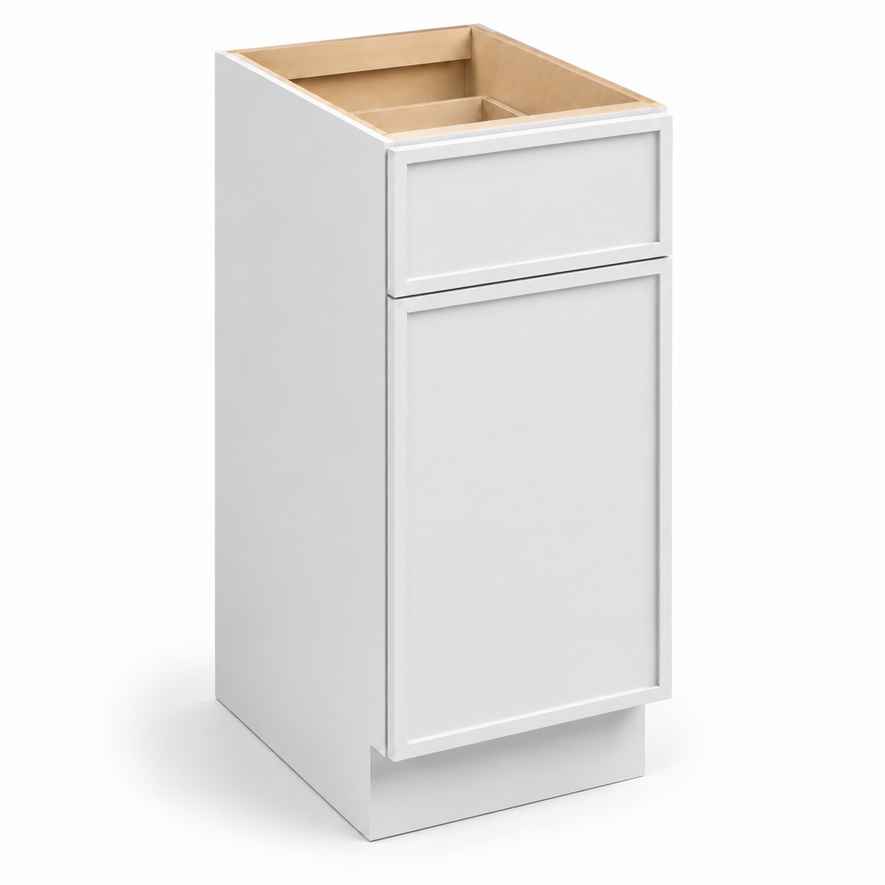 Slim Shaker Base Cabinet – One Door and One Drawer