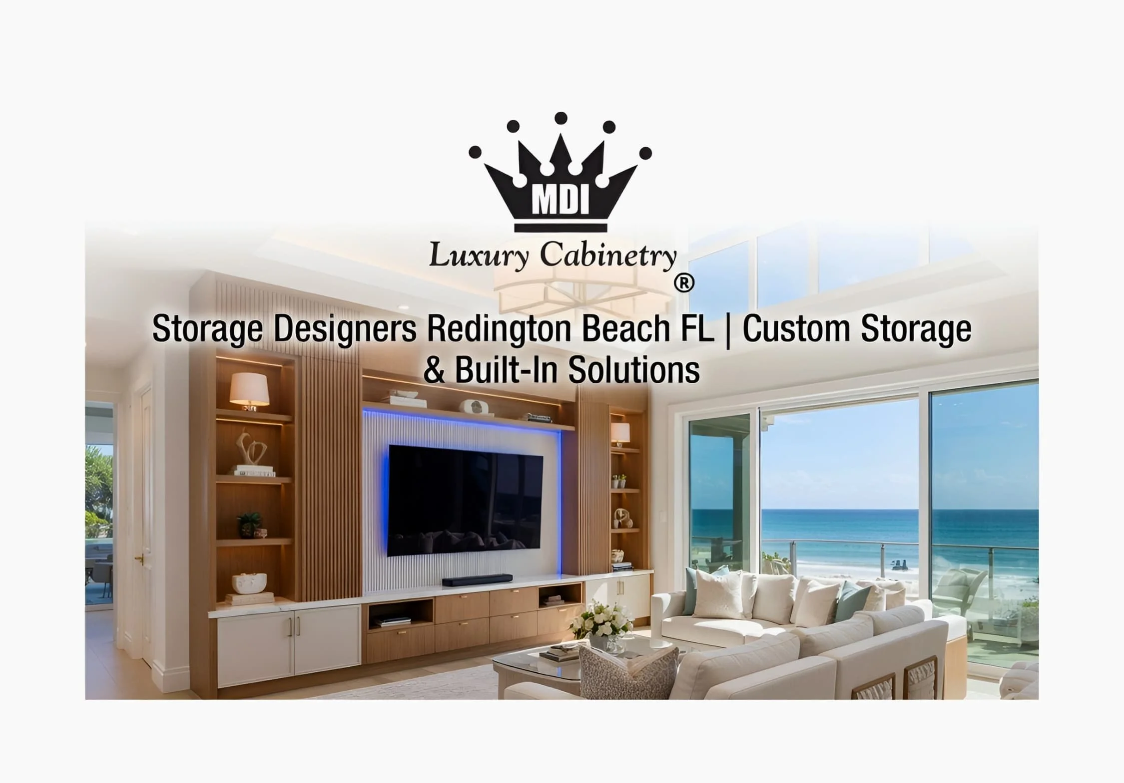 MDI Luxury Cabinetry - Storage Designers Redington Beach FL | Custom Storage & Built-In Solutions