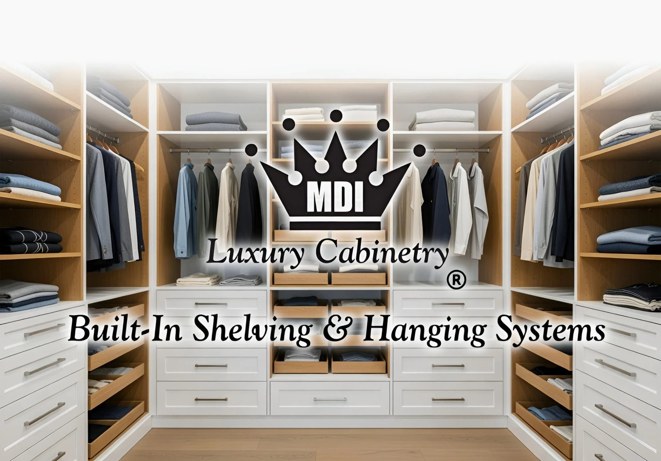 MDI Luxury Cabinetry - Built-In Shelving & Hanging Systems
