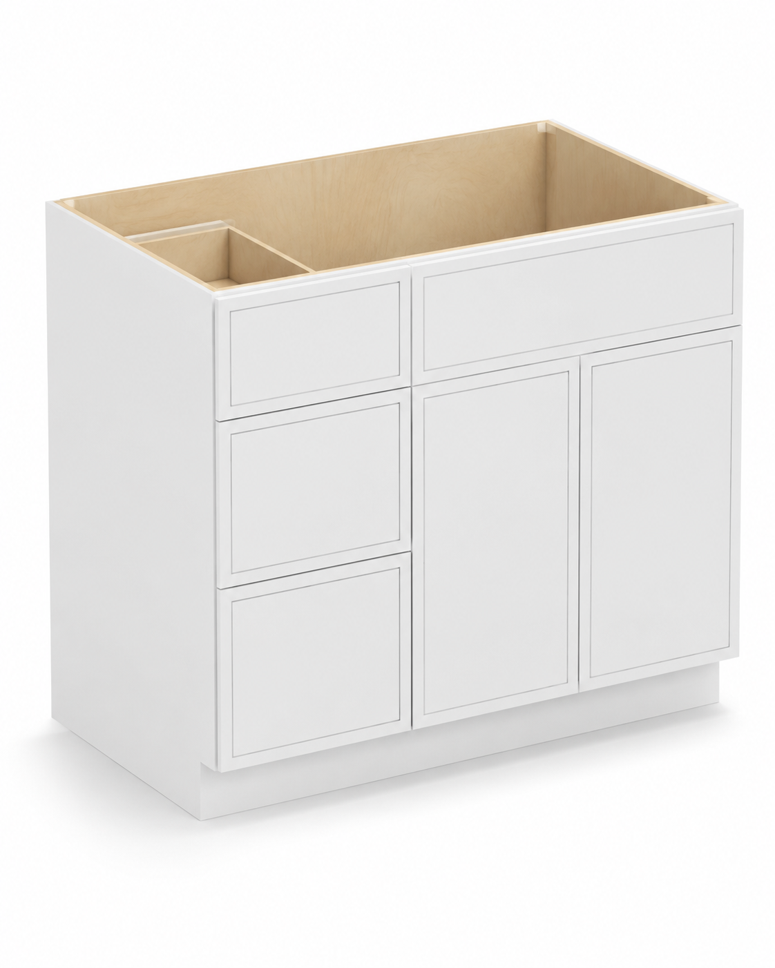 Vanity Sink Bases With Three Drawers Left