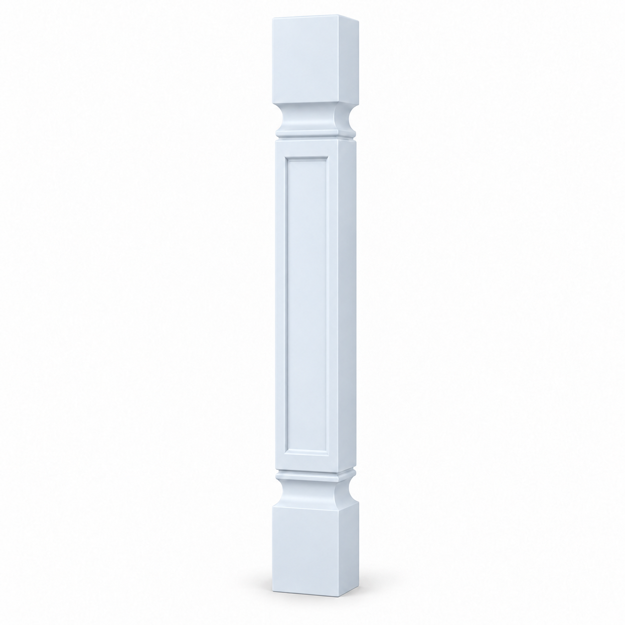Signature Shaker Square Decorative Legs in White — representative configuration