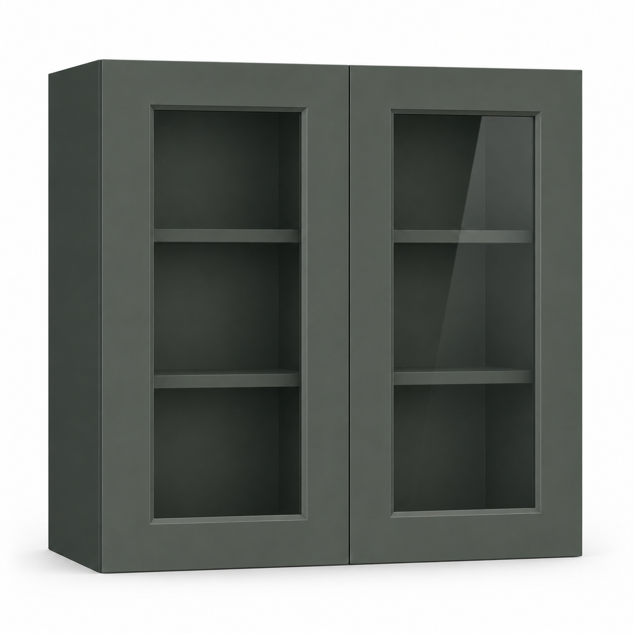Wall Cabinet (Glass Double Door)