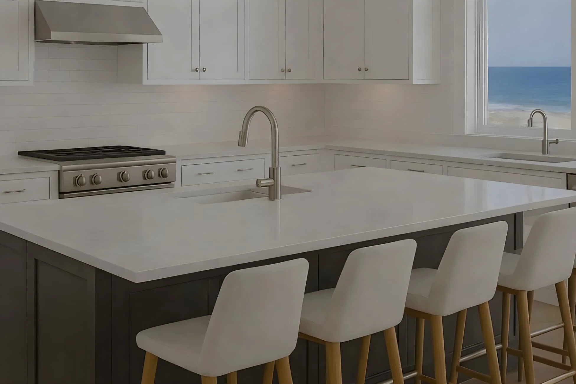 Premium full-overlay RTA Shaker kitchen cabinetry