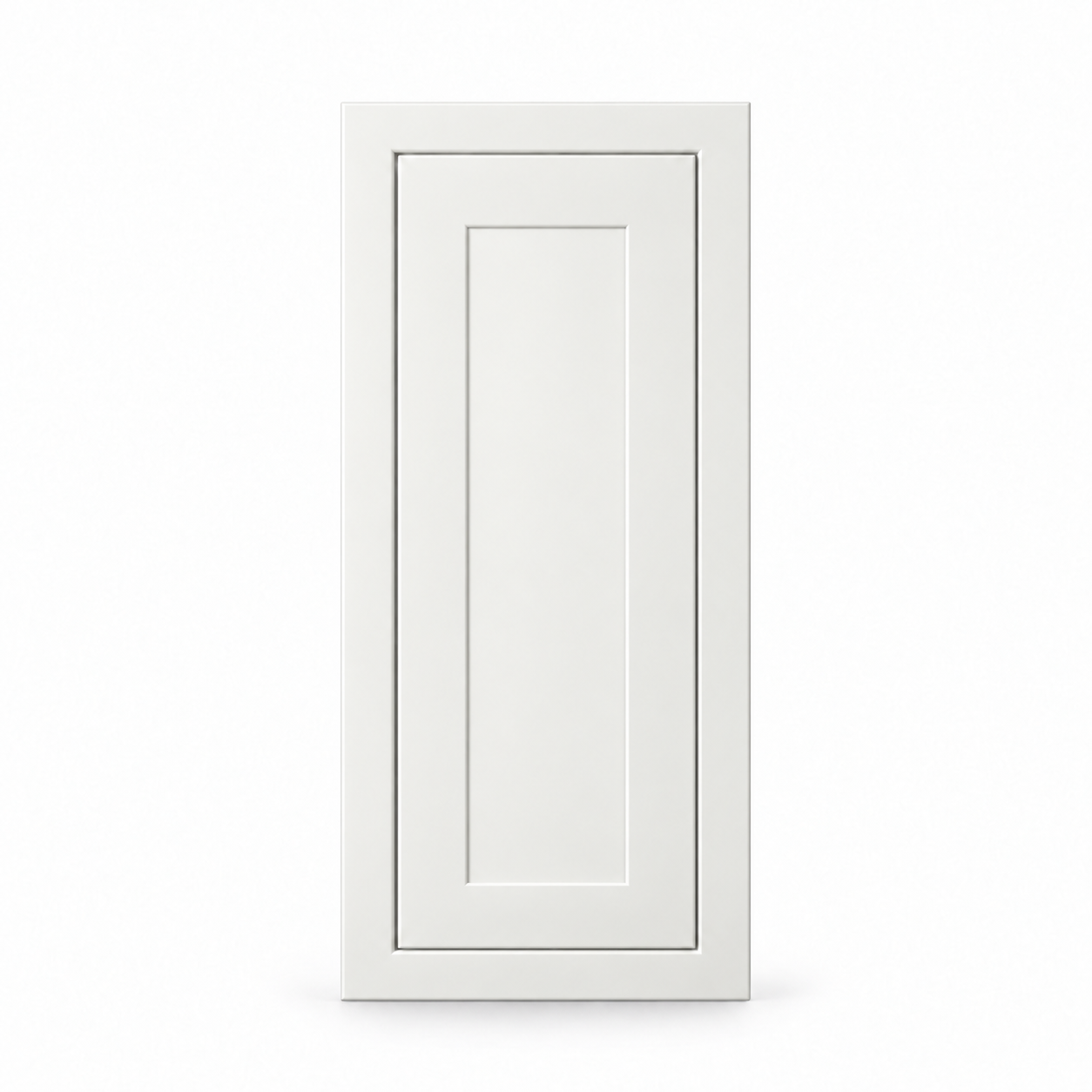 MDI Inset 13.5 Inch Wide Wall Decorative Panel in Origami White; complete actual item