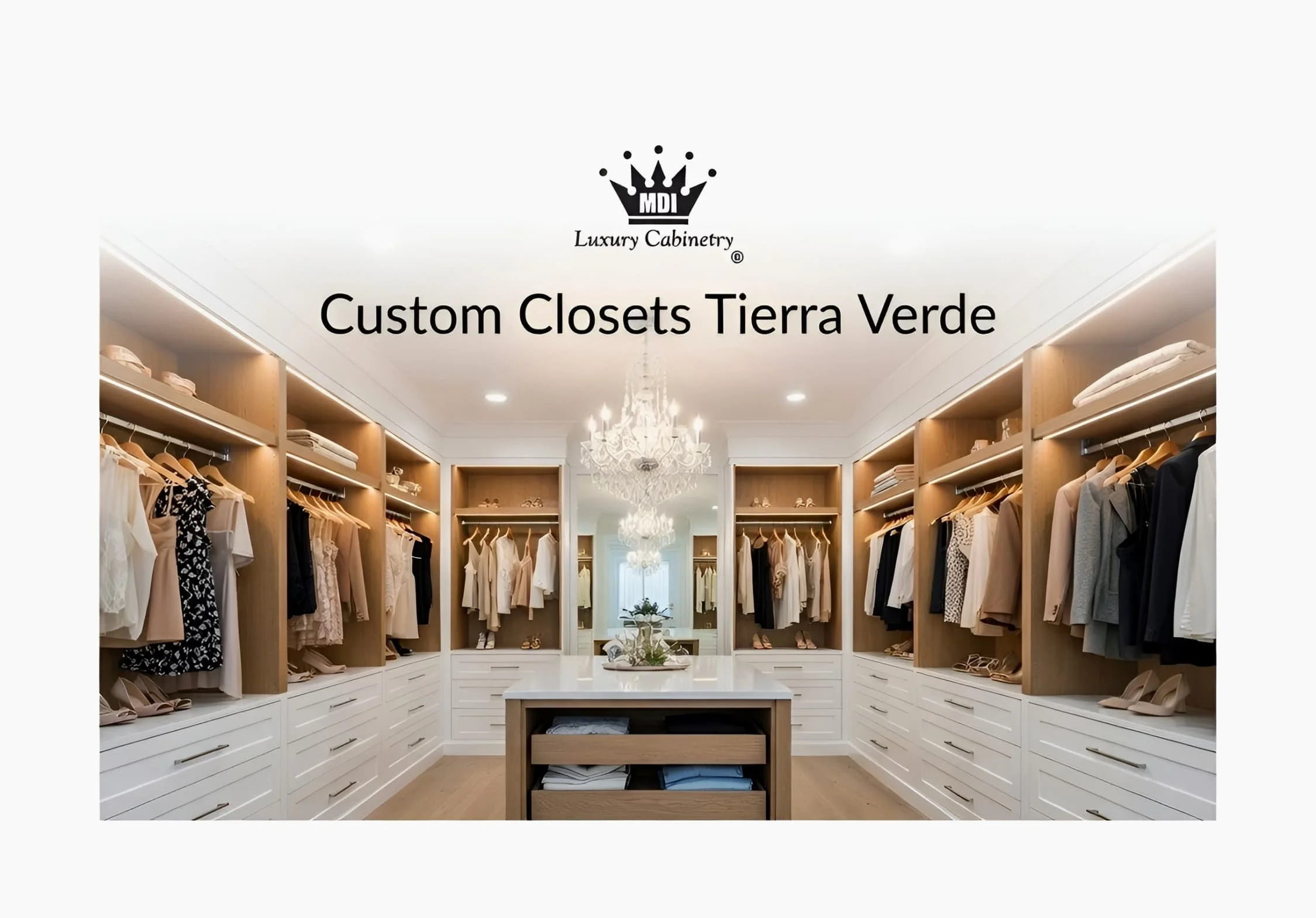 MDI Luxury Cabinetry - Custom Closets Tierra Verde
