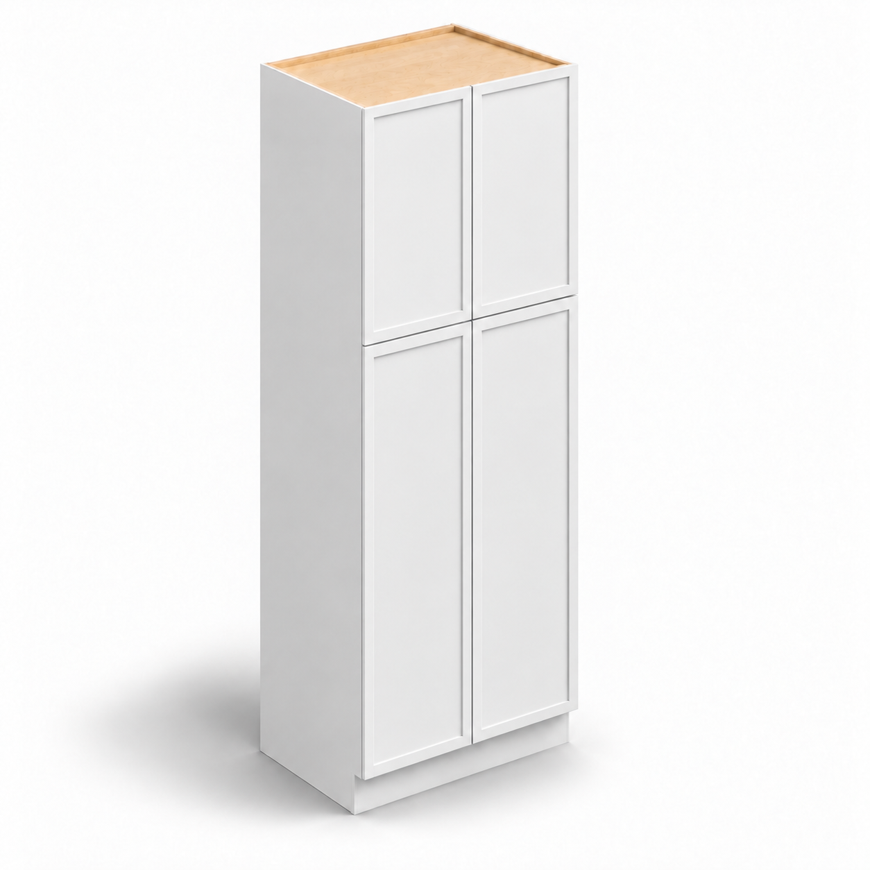 Slim Shaker Four-Door Pantry Cabinet