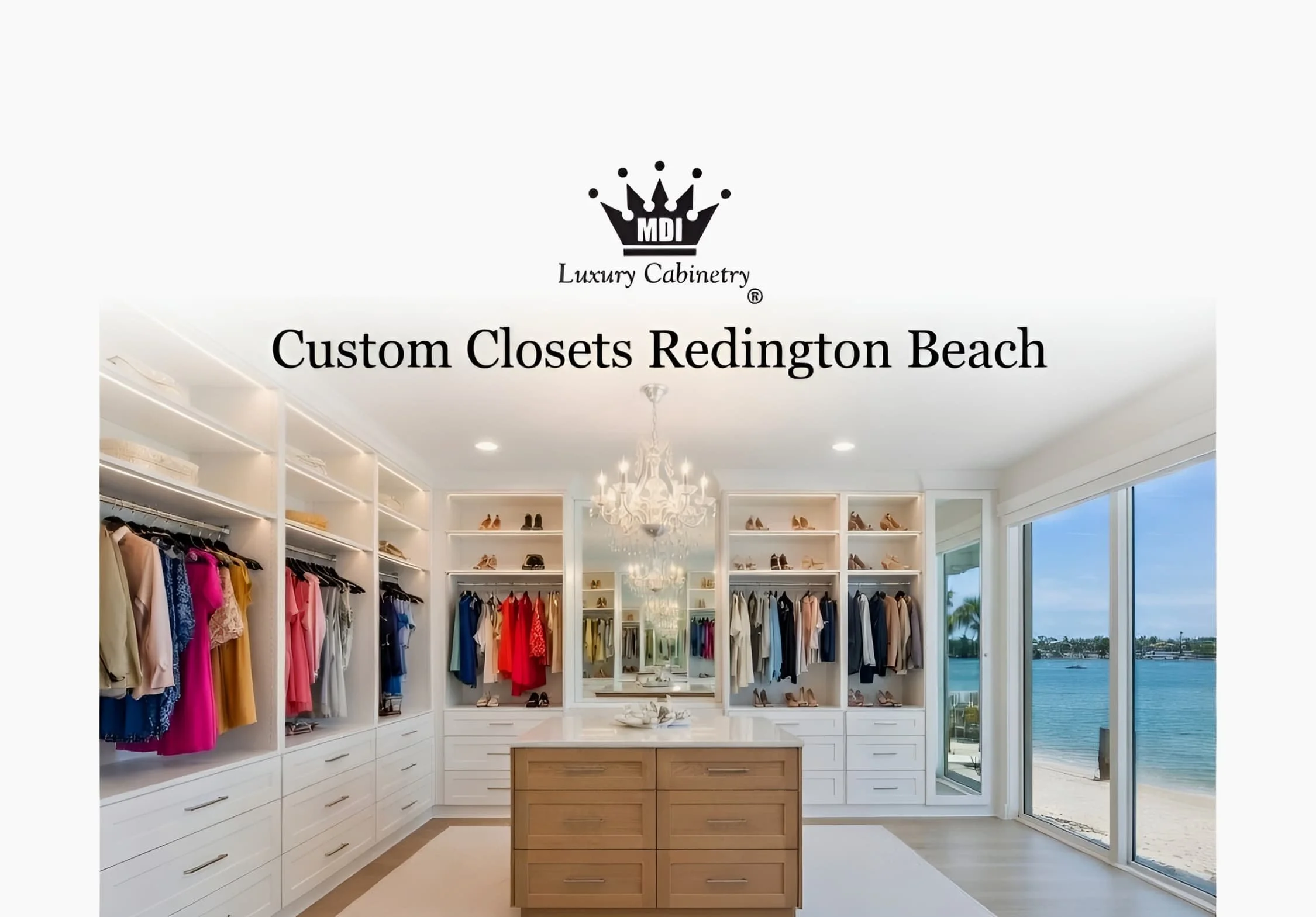 MDI Luxury Cabinetry - Custom Closets Redington Beach