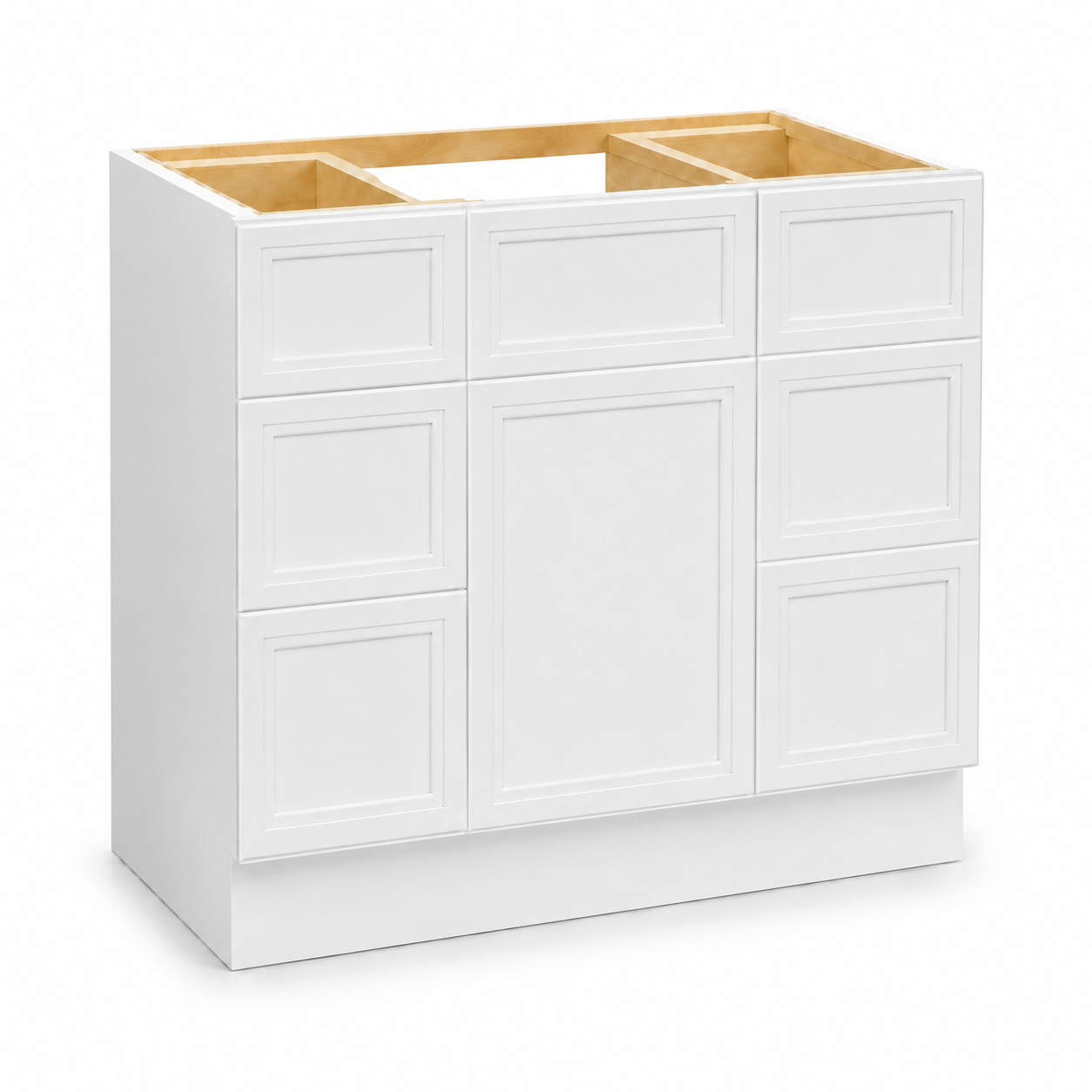Vanity Single Sink Combo With 6 Drawers