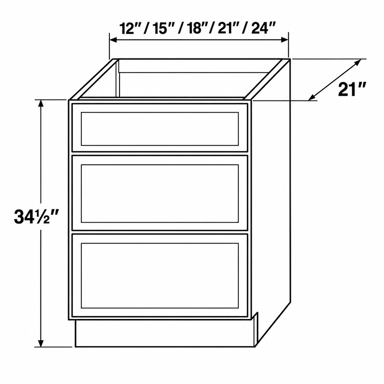 Vanity Three Drawer Base - 2D Dimensions.png