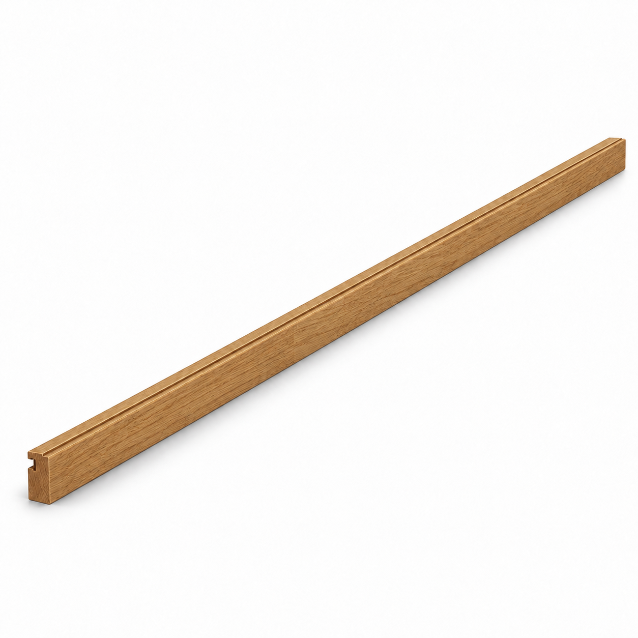 MDI Inset 1.5 Inch Refrigerator Panel Return in Hazelnut Oak; complete actual item