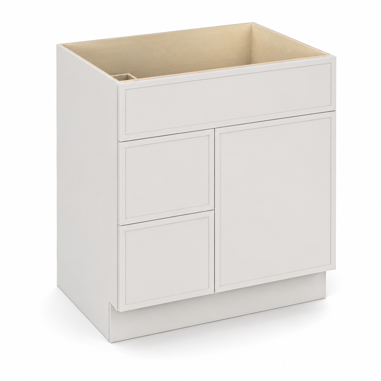Vanity Sink Bases with 2 Drawers Left