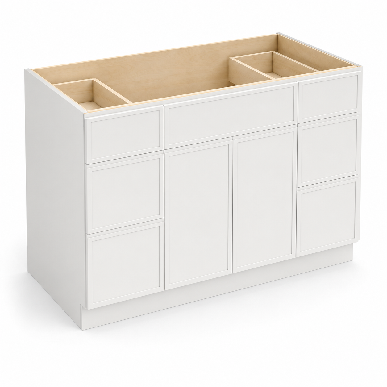 Vanity Single Sink Combo With Drawers On Both Side