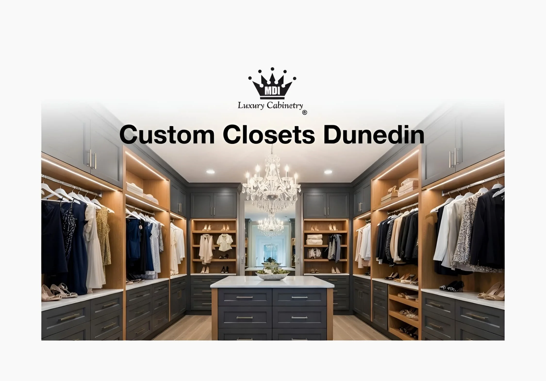 MDI Luxury Cabinetry - Custom Closets Dunedin