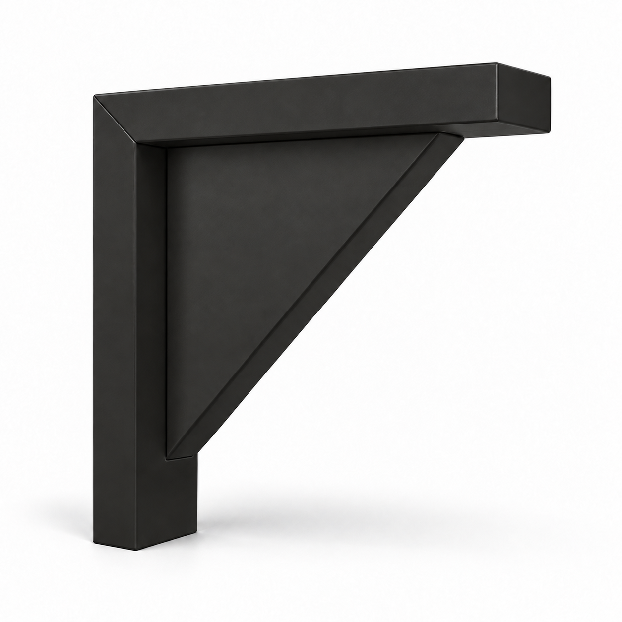 Signature Shaker Small Decorative Corbel in Charcoal Black — representative configuration
