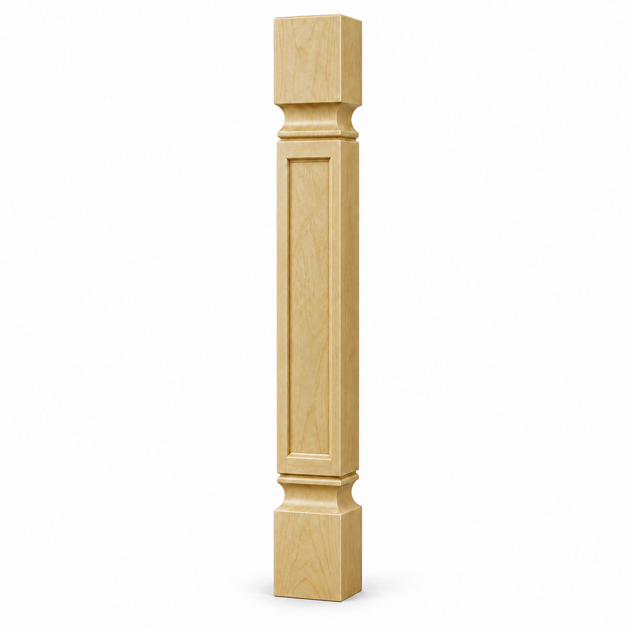 Signature Shaker Square Decorative Legs in Natural Wood — representative configuration