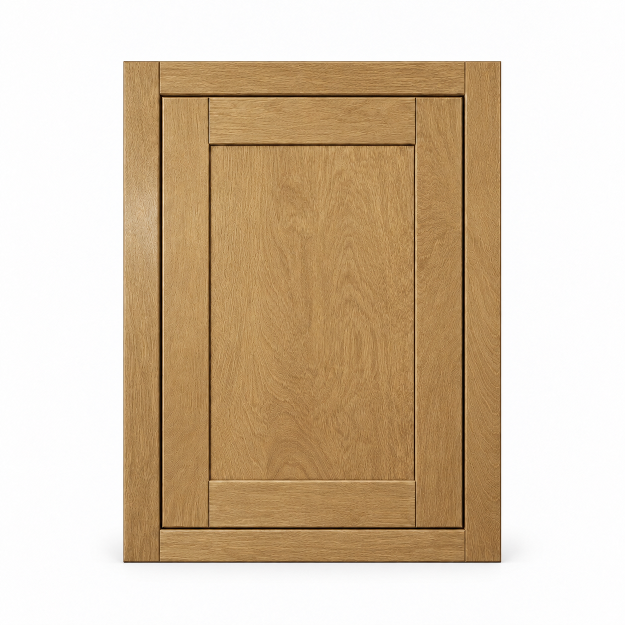 MDI Inset Dishwasher Door Panel in Hazelnut Oak; complete actual item