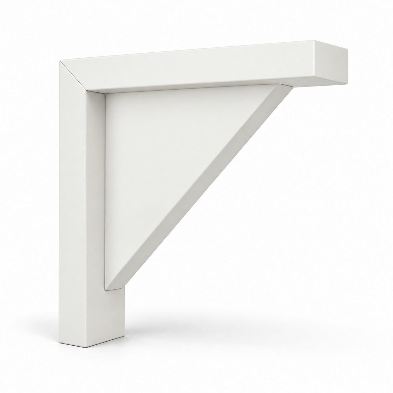 Signature Shaker Small Decorative Corbel in Origami White — representative configuration