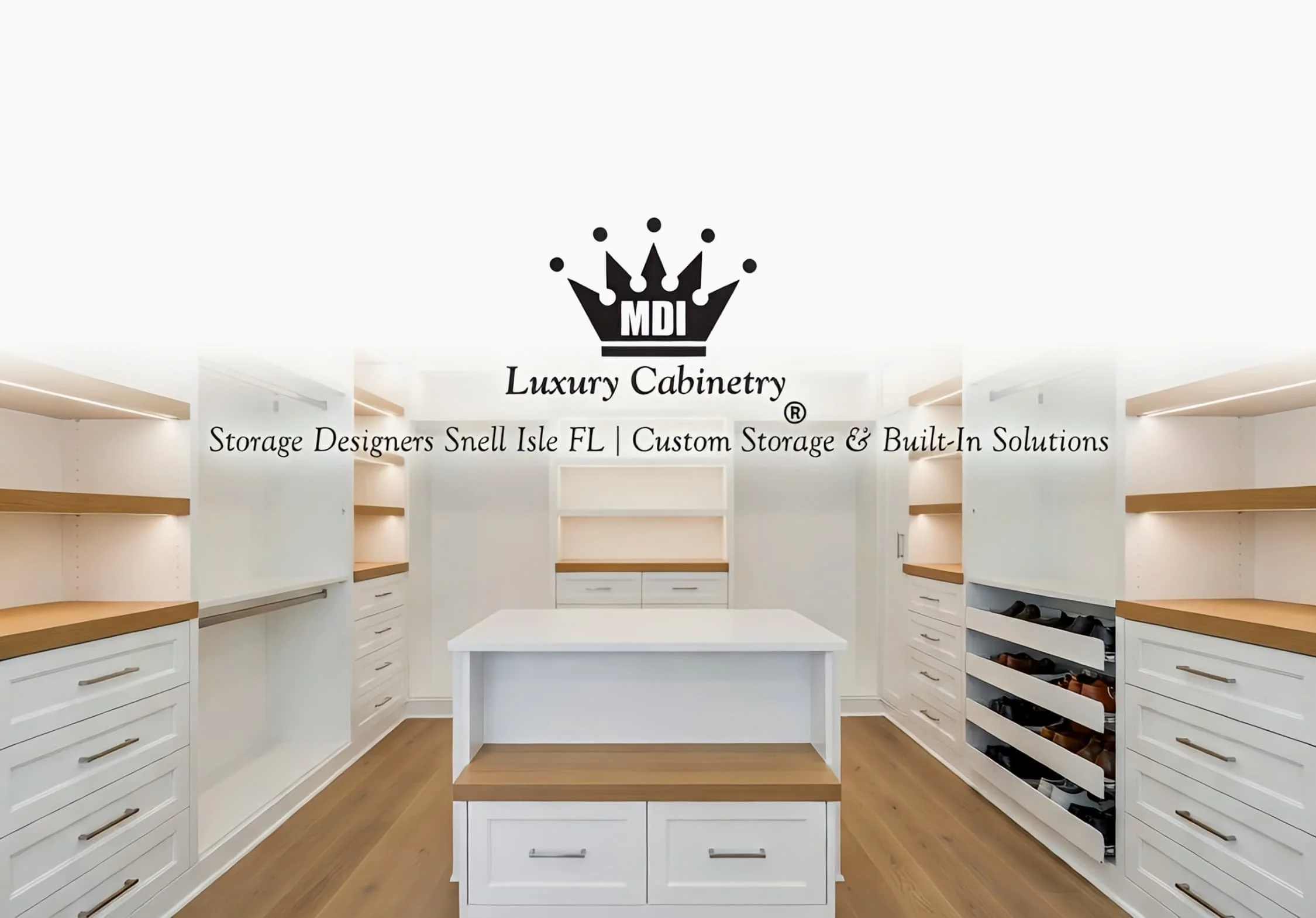 MDI Luxury Cabinetry - Storage Designers Snell Isle FL | Custom Storage & Built-In Solutions