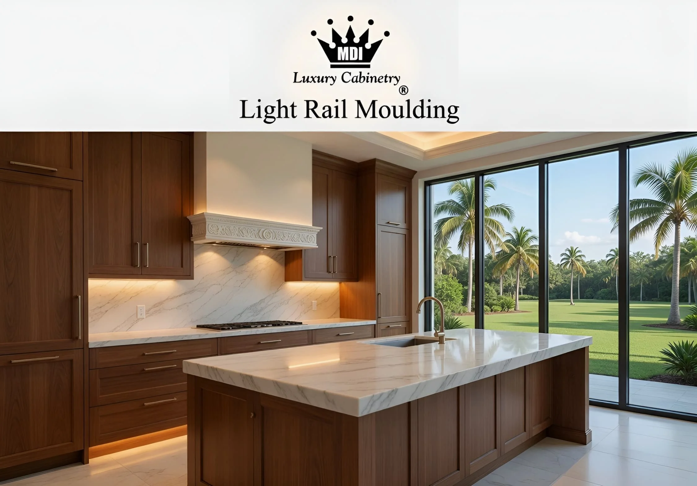 MDI Luxury Cabinetry - Light Rail Moulding