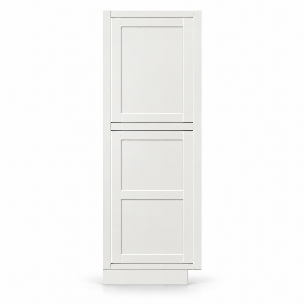 MDI Inset Tall Decorative Door Panel in Origami White; complete actual item