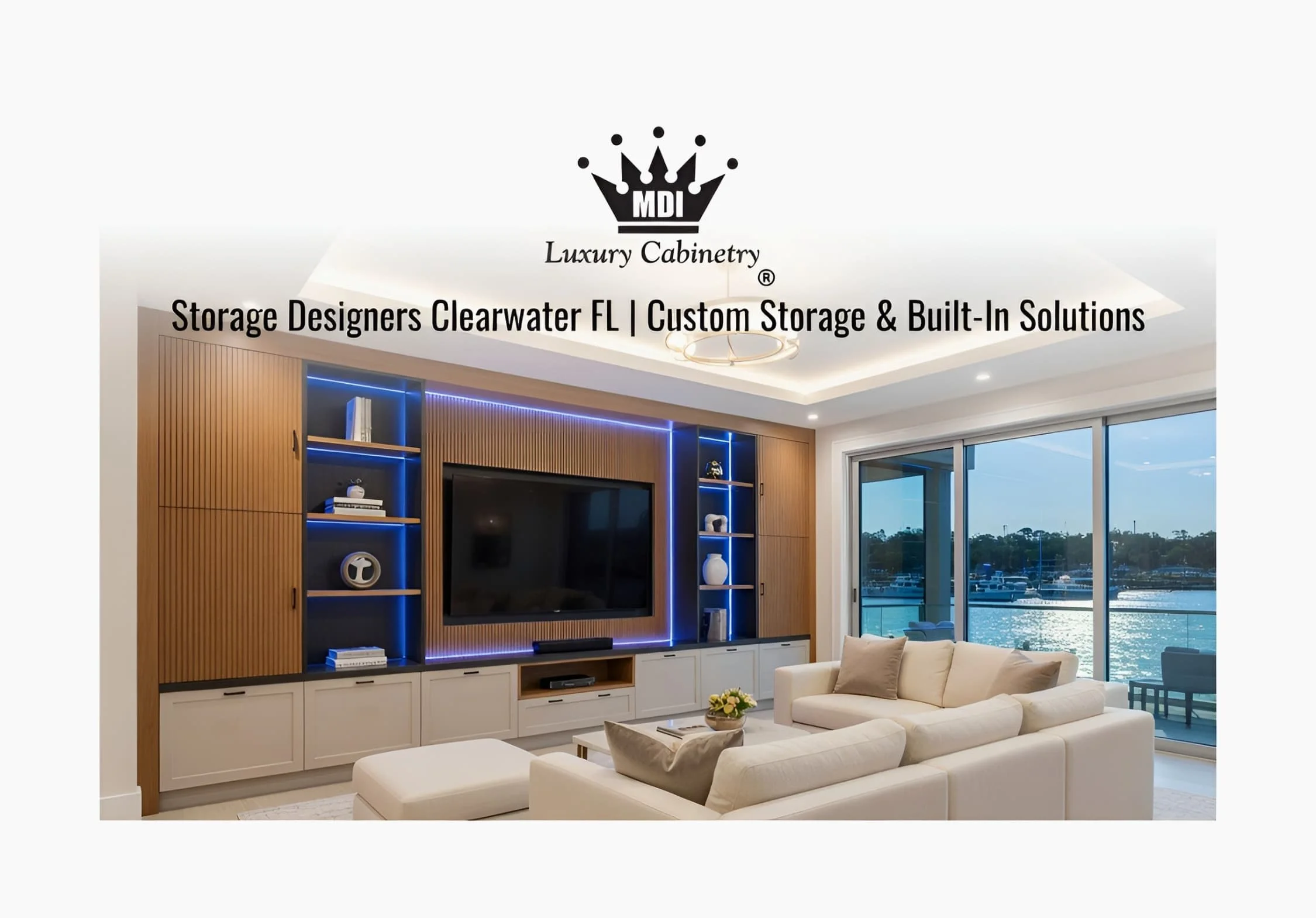 MDI Luxury Cabinetry - Storage Designers Clearwater FL | Custom Storage & Built-In Solutions