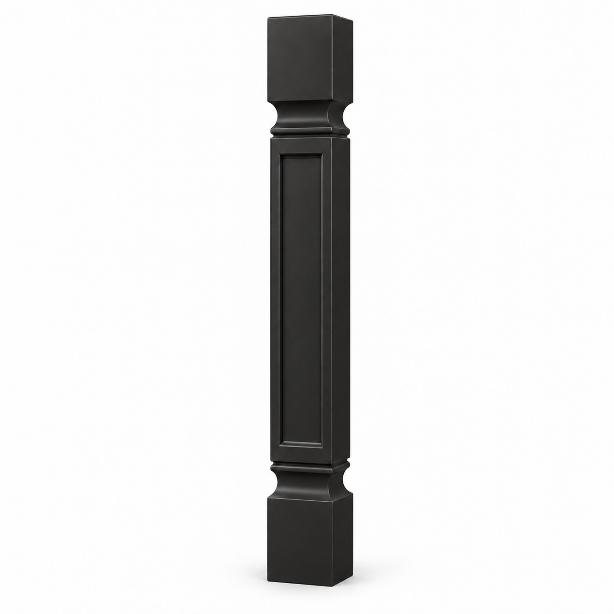 Signature Shaker Square Decorative Legs in Charcoal Black — representative configuration
