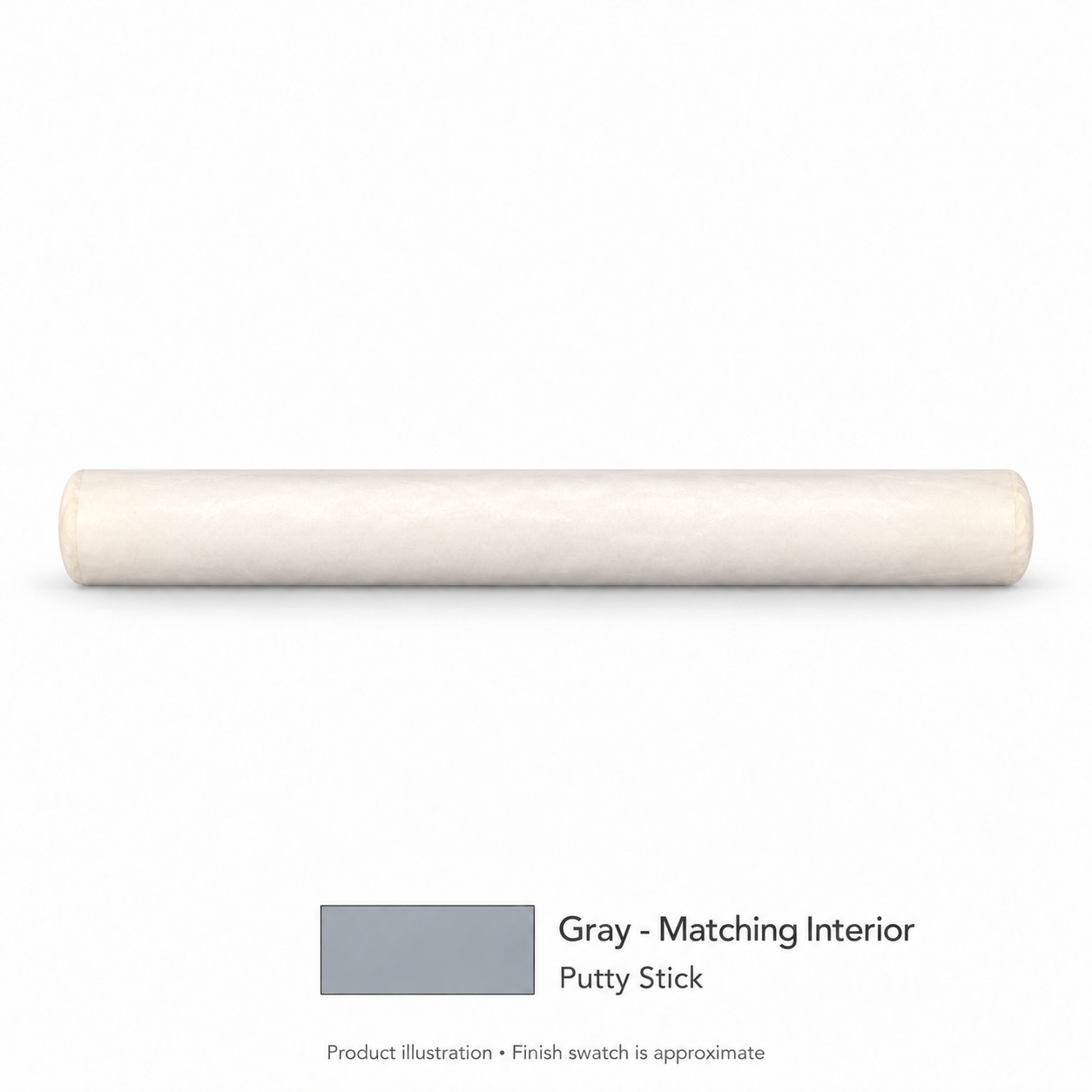 Signature Shaker Putty Sticks for Gray - Matching Interior; neutral product illustration with approximate finish swatch