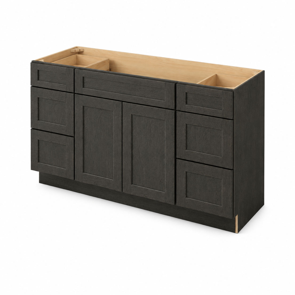 Catalina Six Drawer Vanity Sink Base Combo Cabinet