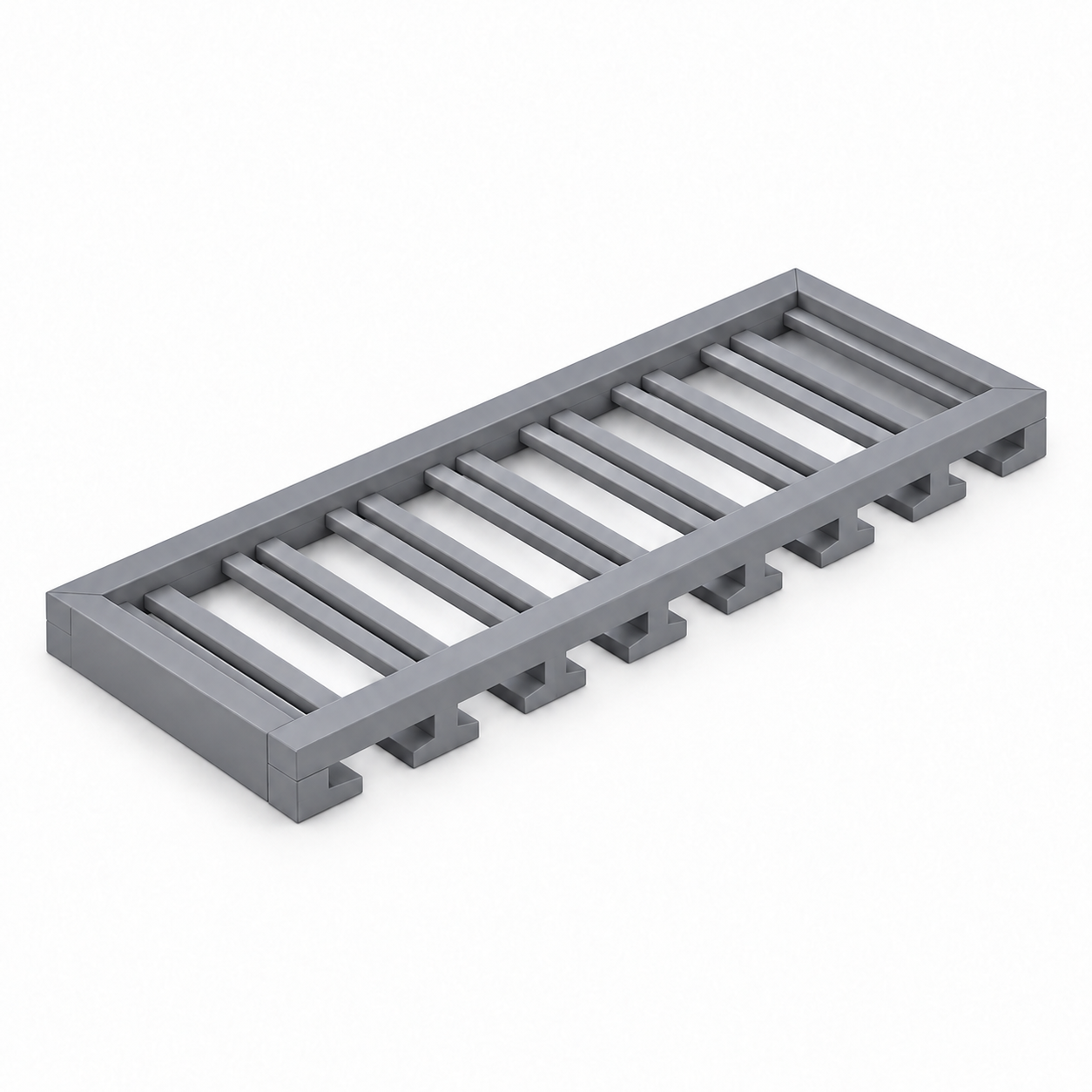 Signature Shaker Stemware Hangers — Pebble Gray; complete representative configuration