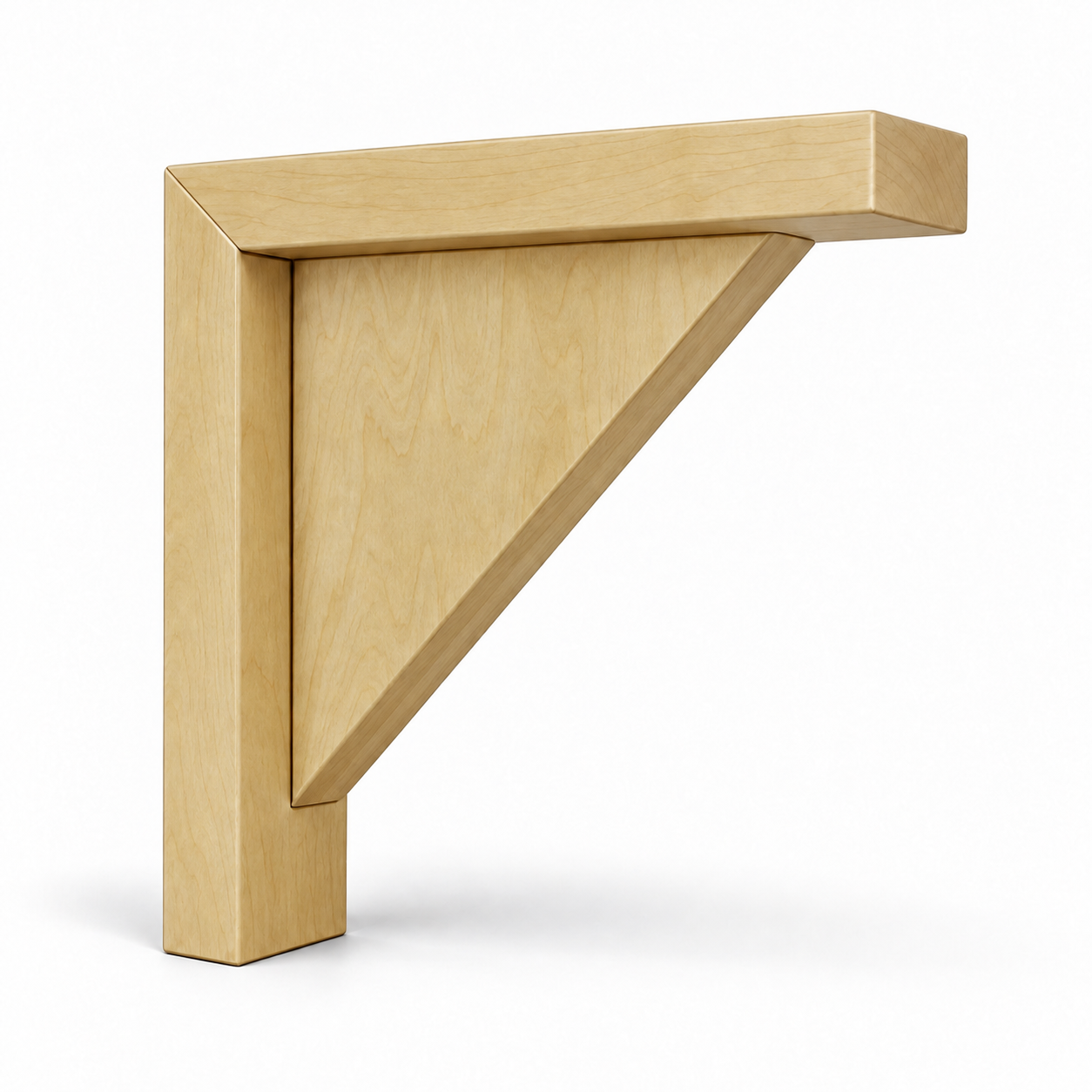 Signature Shaker Small Decorative Corbel in Natural Wood — representative configuration