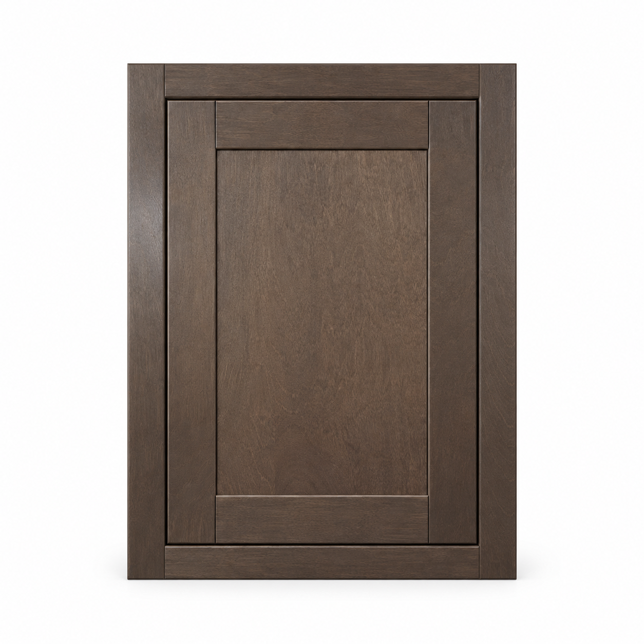 MDI Inset Dishwasher Door Panel in Truffle Brown; complete actual item