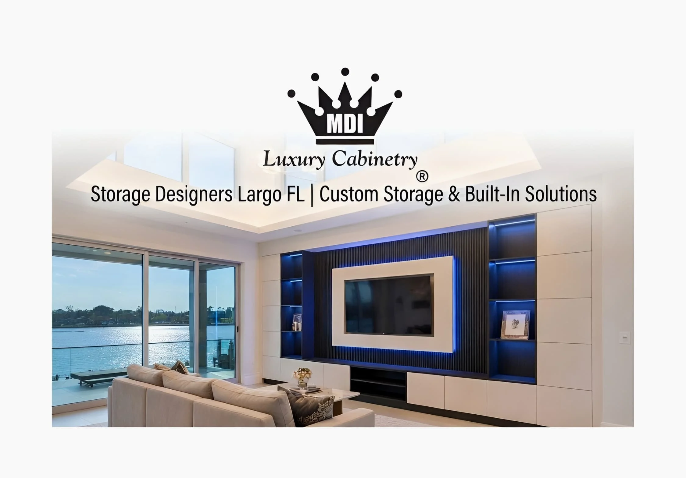 MDI Luxury Cabinetry - Storage Designers Largo FL | Custom Storage & Built-In Solutions