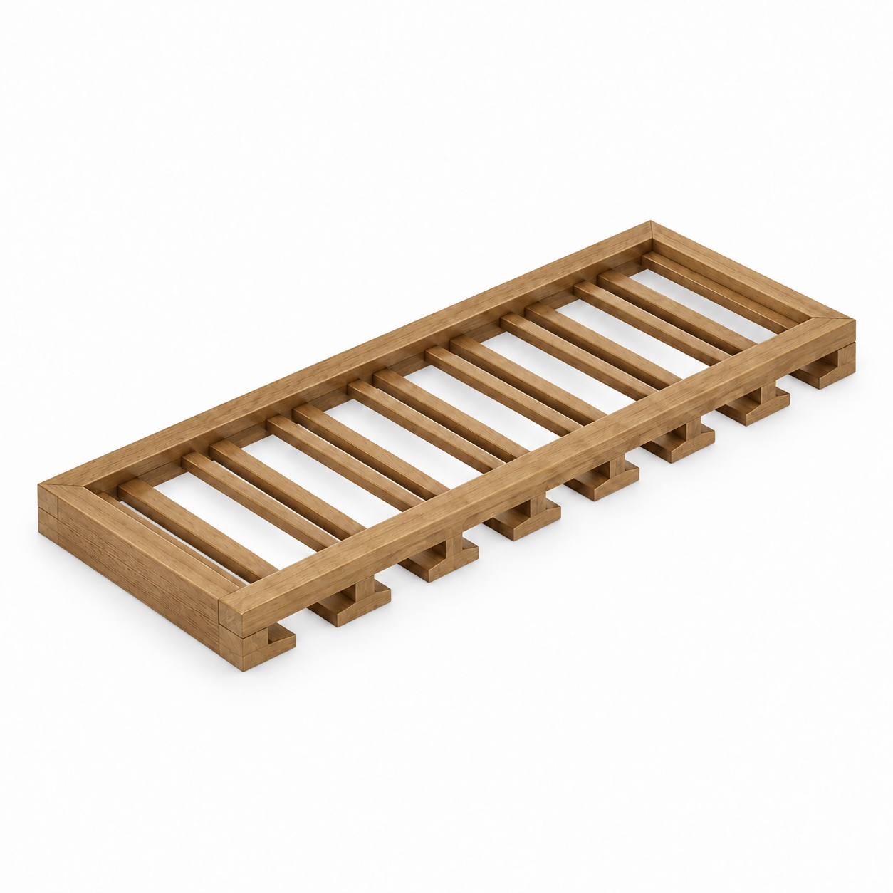 MDI Inset Stemware Glass Hanger in Hazelnut Oak; complete actual item
