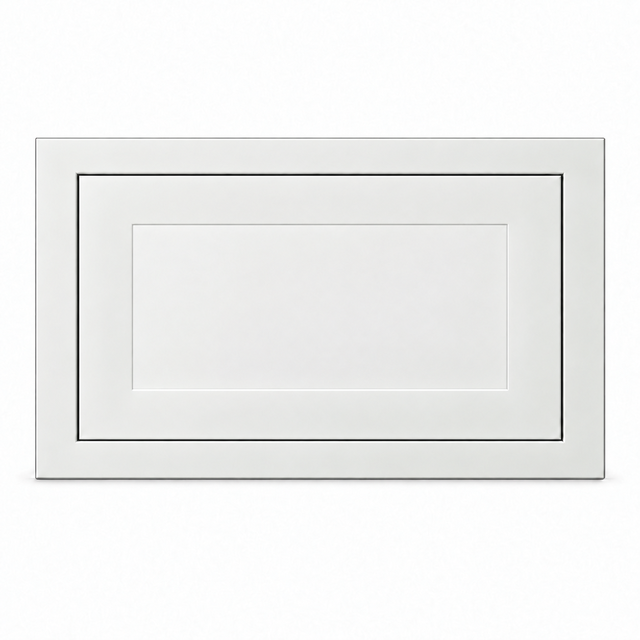 MDI Inset 25 Inch Wide Wall Decorative Panel in Origami White