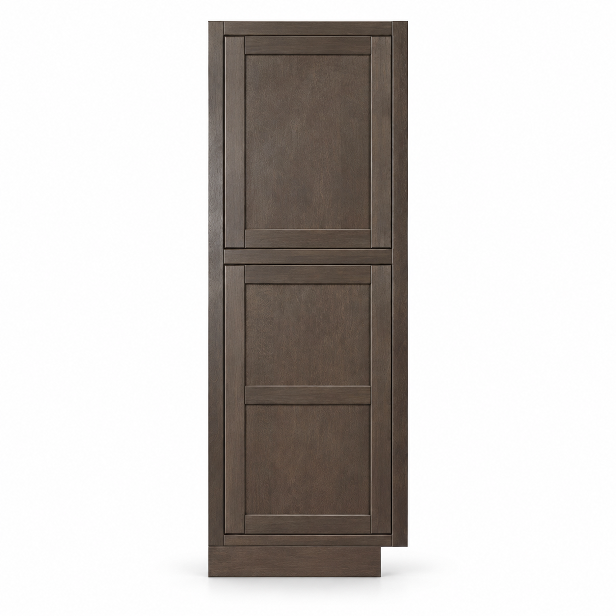 MDI Inset Tall Decorative Door Panel in Truffle Brown; complete actual item
